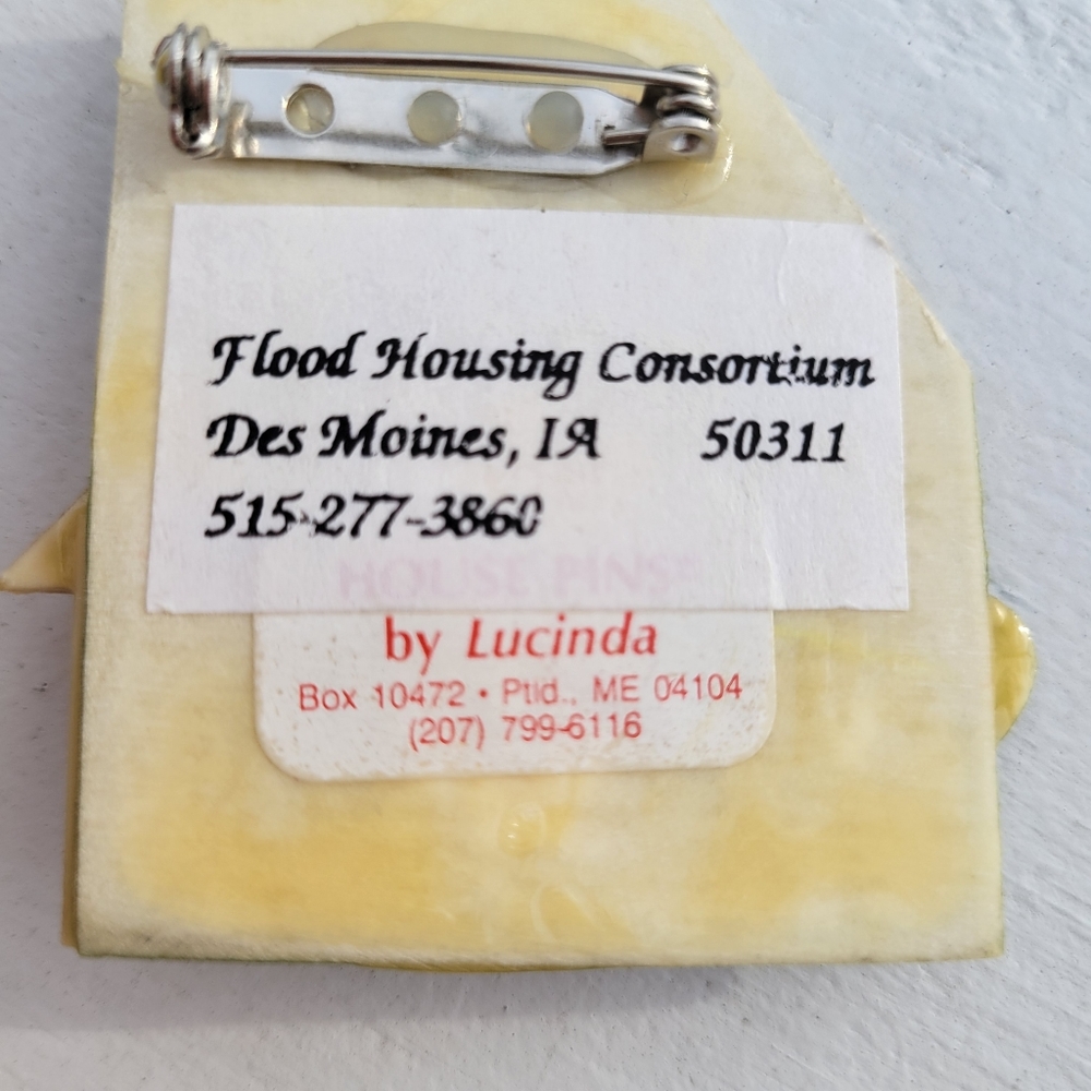 Lucinda Pins Unique Artisan Brooches ~ Handcrafted ~ Eclectic ~ House Pin - Picture 5 of 16